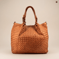 Borsa Caterina Lume in pelle intrecciata