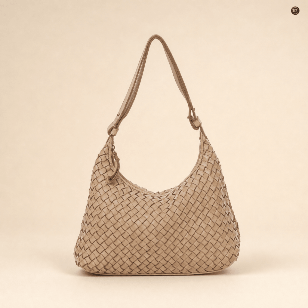 Borsa Laura in pelle intrecciata