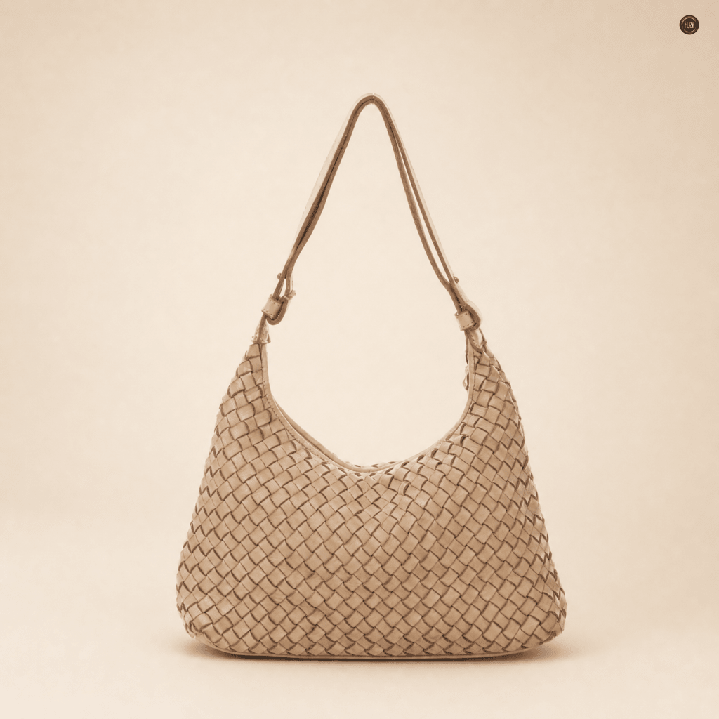 Borsa Laura in pelle intrecciata