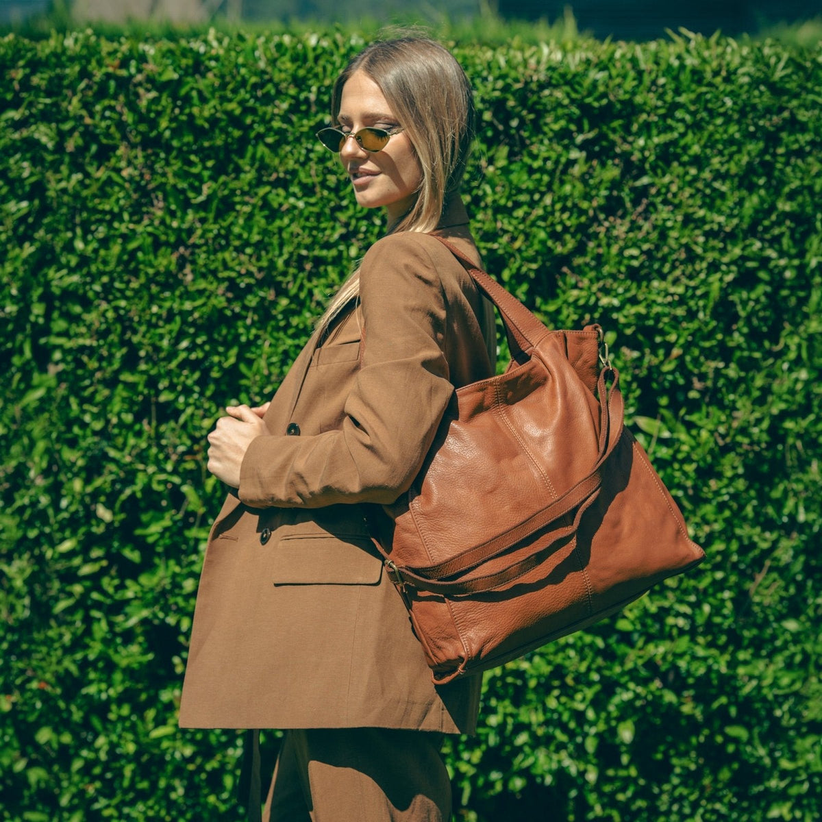 Borsa Leda in pelle