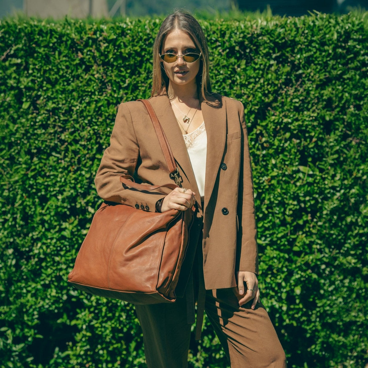 Borsa Leda in pelle