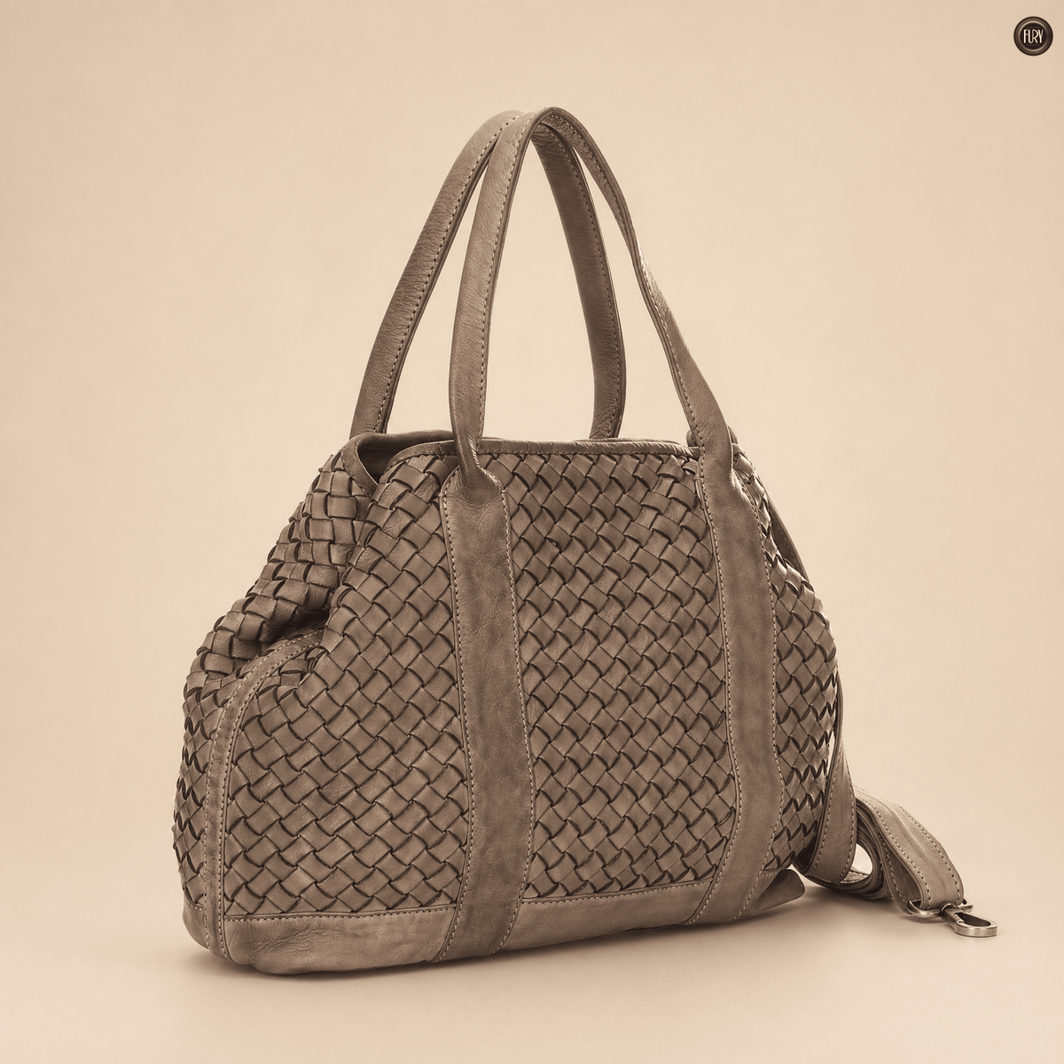 Borsa Matilde in pelle intrecciata