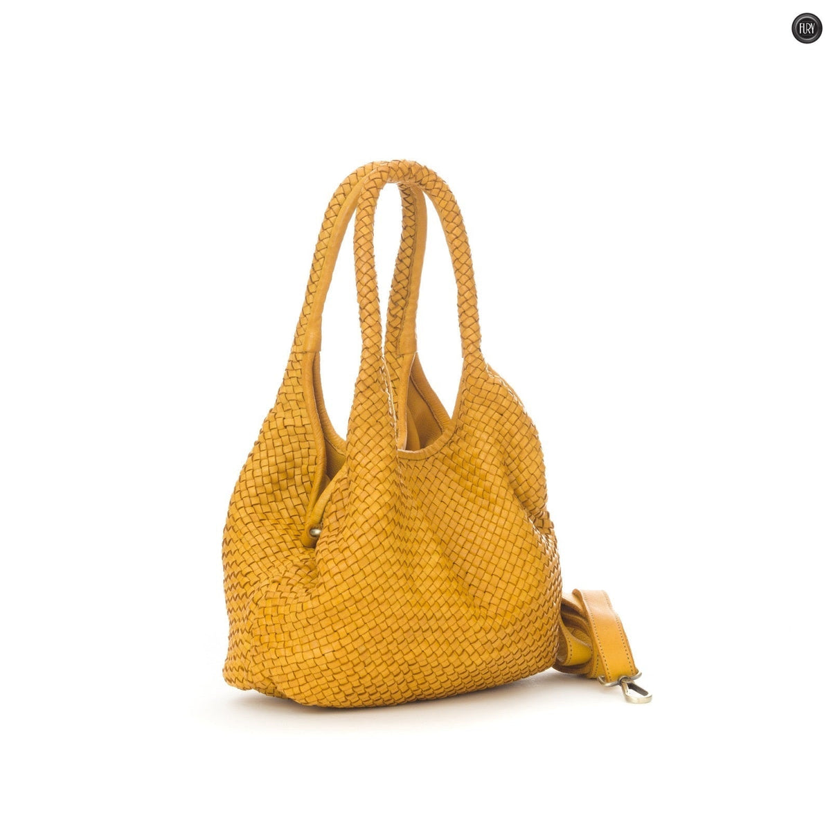 Borsa Nola in pelle intrecciata