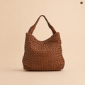 Borsa Sibilla Maxi in pelle intrecciata