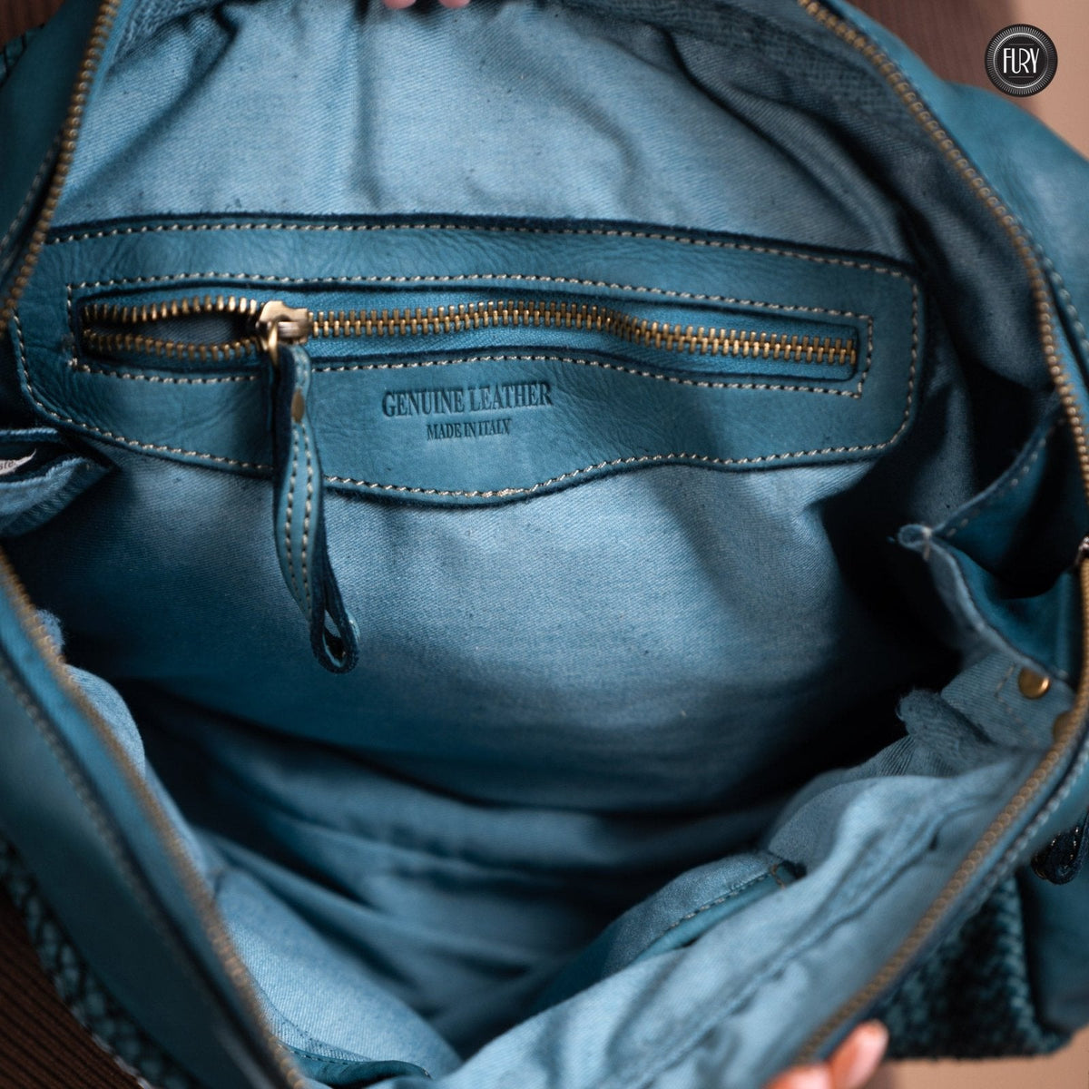 Borsa Siena Maxi in pelle intrecciata