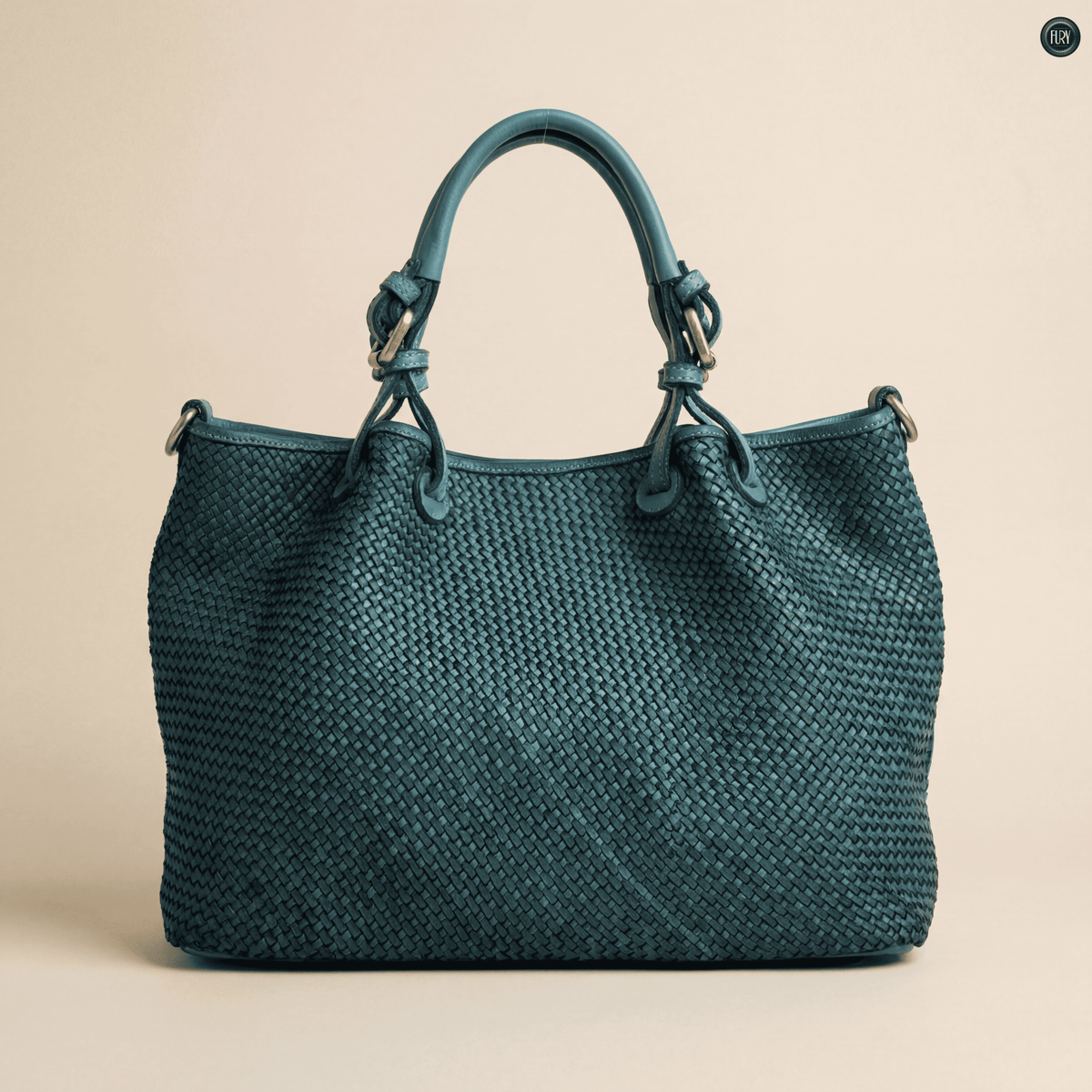 Borsa Talia in pelle intrecciata