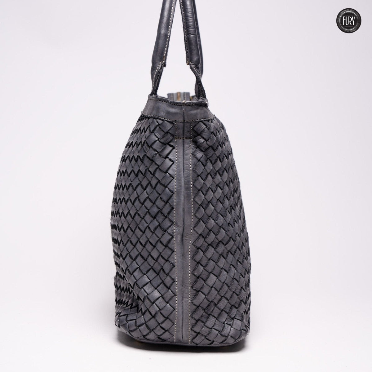 Borsa Virginia in pelle intrecciata