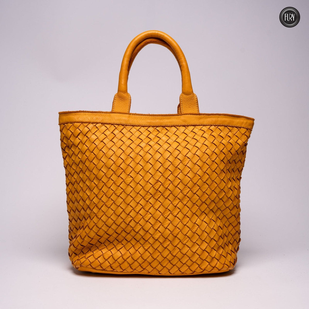 Borsa Virginia in pelle intrecciata