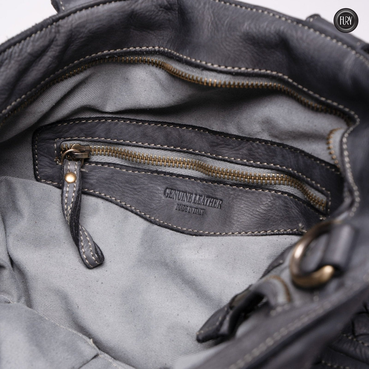 Borsa Virginia in pelle intrecciata
