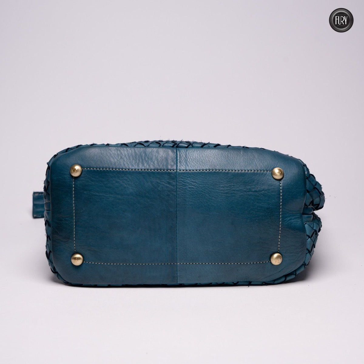 Borsa Virginia in pelle intrecciata