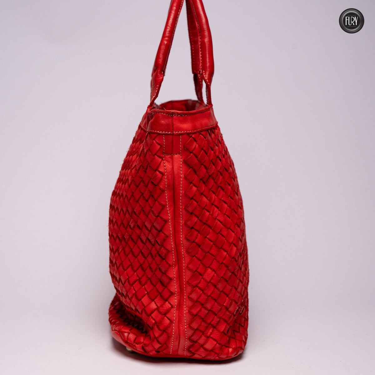 Borsa Virginia in pelle intrecciata