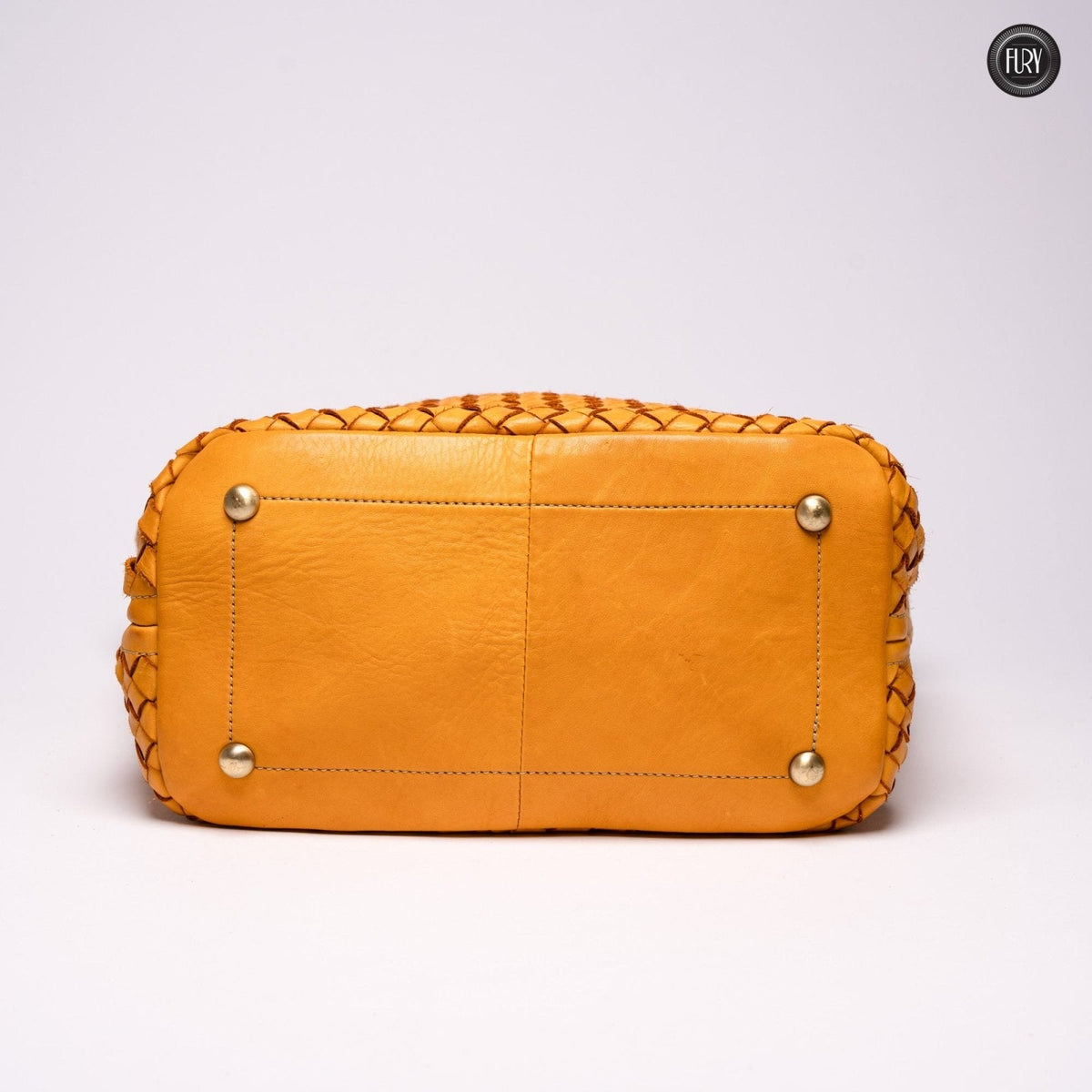 Borsa Virginia in pelle intrecciata