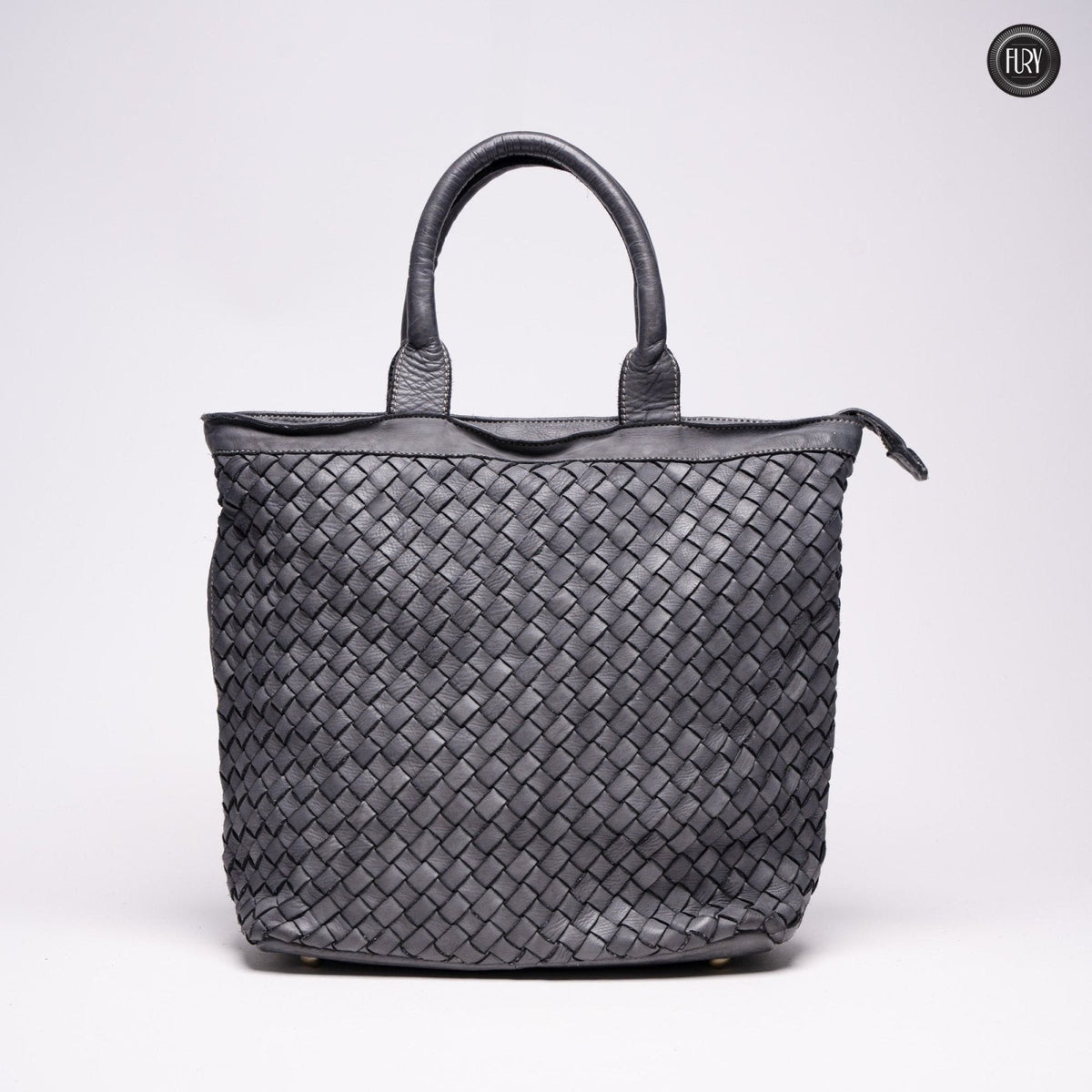 Borsa Virginia in pelle intrecciata