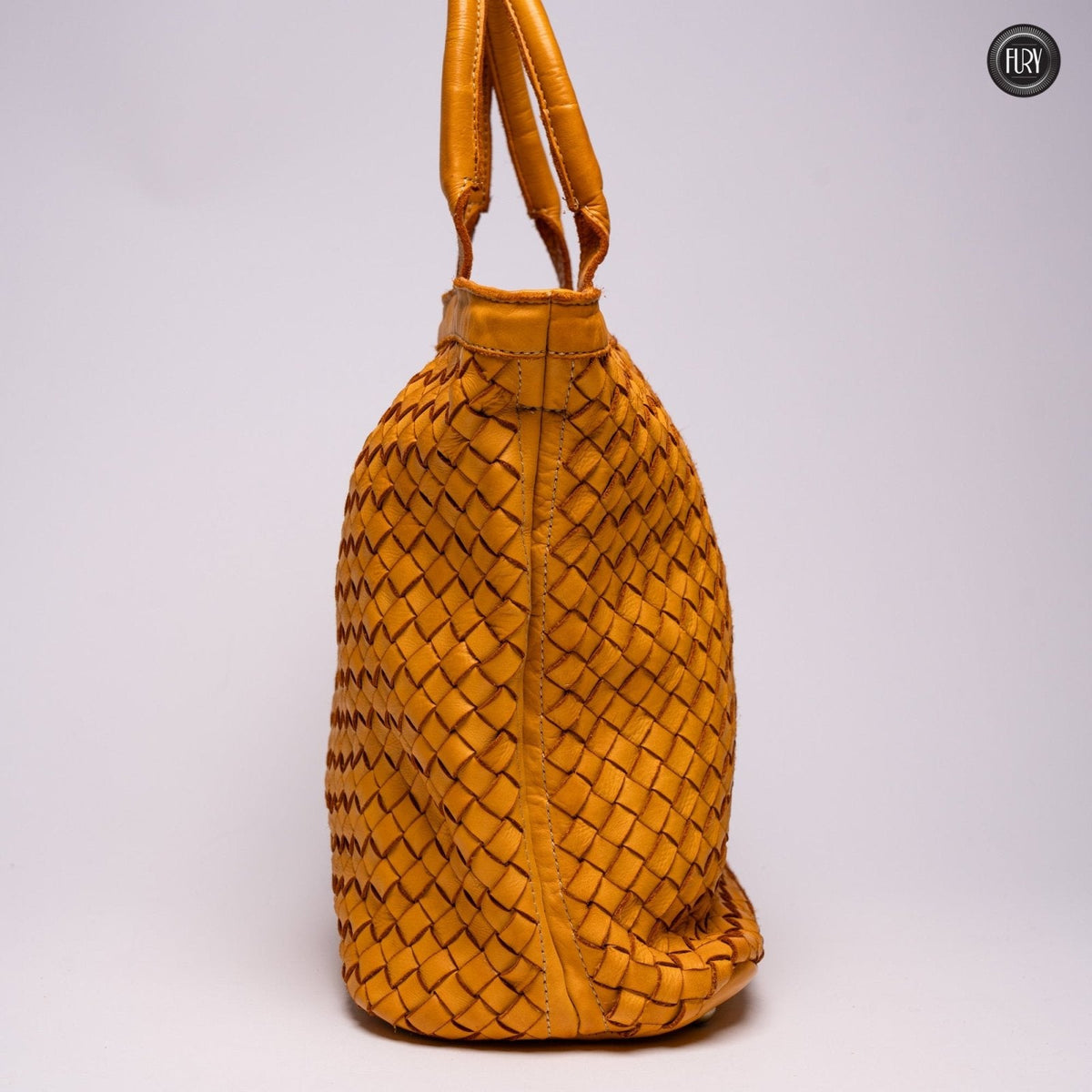 Borsa Virginia in pelle intrecciata