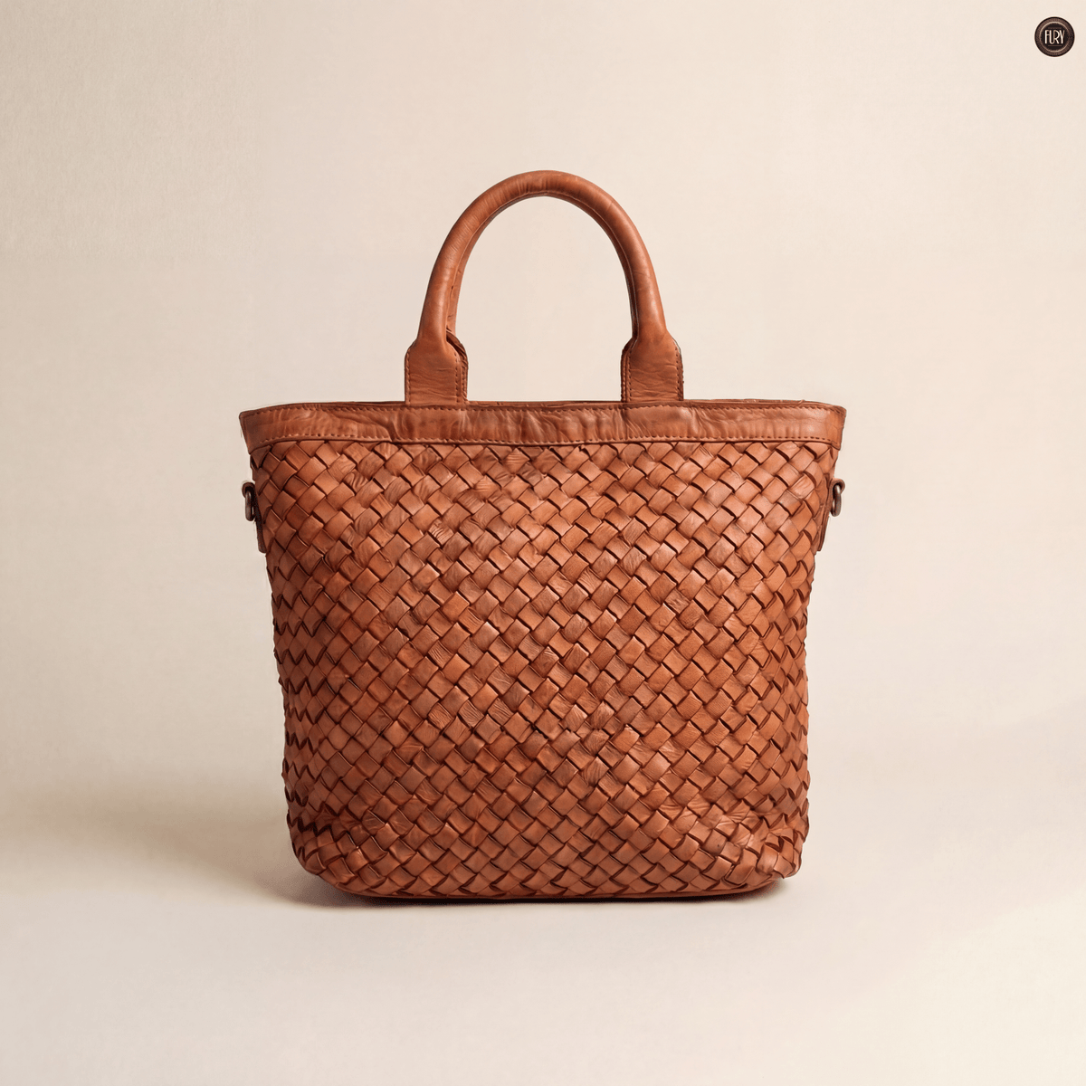 Borsa Virginia in pelle intrecciata