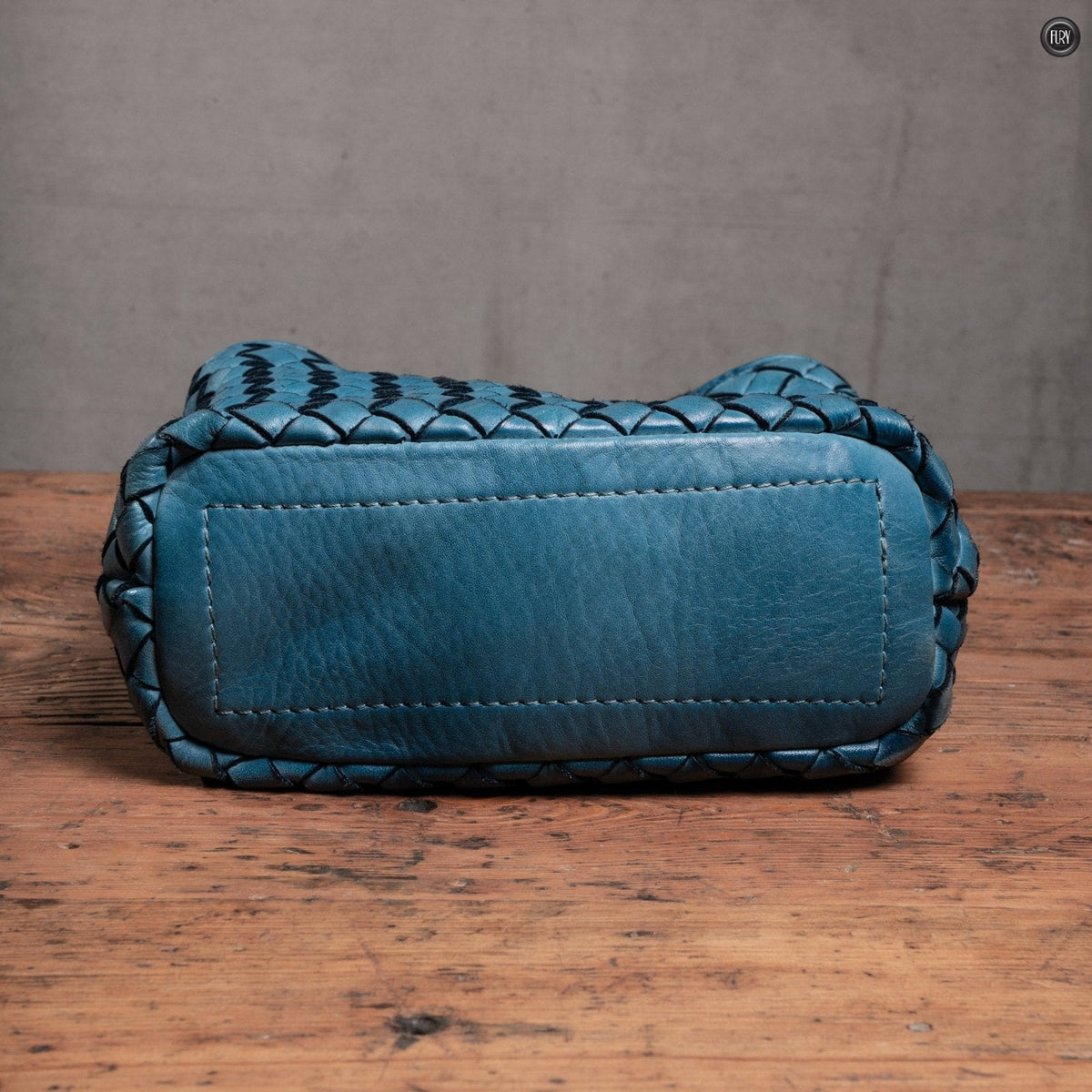 Borsetta Sibilla in pelle intrecciata