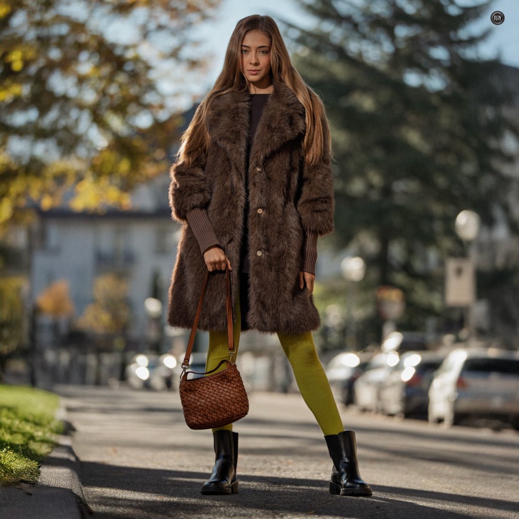 Borsetta Sibilla in pelle intrecciata