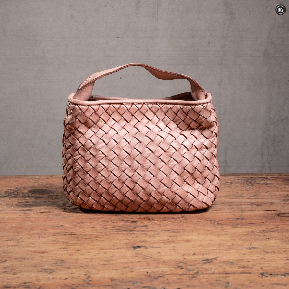 Borsetta Sibilla in pelle intrecciata
