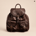 Zaino Lorenzo in pelle intrecciata